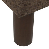 HomePop Home Decor | Dinah Collection Modern Storage Ottoman | Ottoman with Storage for Living Room & Bedroom (Chocalate Brown) HomePop