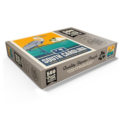 MyPuzzle South Carolina: The Palmetto State - Premium 500 Piece Jigsaw Puzzle for Adults MyPuzzle.com