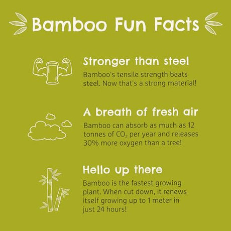 Munchkin® Bambou™ Suction Bowl and Silicone Spoon for Babies and Toddlers, Non-Toxic Bamboo Munchkin