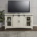 Martin Svensson Home Aspen 65" Solid Wood TV Stand, All Antique White Martin Svensson Home