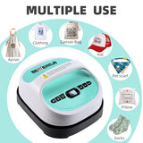 BetterSub Heat Press Machine for T-Shirts, Portable Heat Press, Iron Press for Sublimation and HTV Vinyl Shirt Press Machine for Hat, Bags, Heating Transfer Projects (8.27"×9.06" Teal) BetterSub
