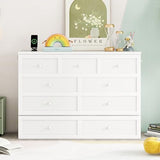 KALALLA Full Size Murphy Cabinet Chest Bed with Storage Drawer and USB-Ports, Wood Foldable Platform Bed, Space Saving for Home Office, Guest Room, KALALLA