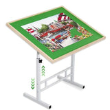 BittPicc Puzzle Table 1500 Pieces Wooden Jigsaw Puzzle Table with Legs Height Adjustable & Angled Tiltable Puzzle Tables for Adults Folding Puzzle Board Table BittPicc