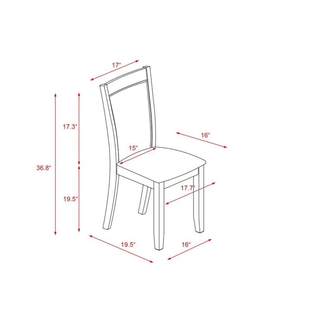 East West Furniture X777MZ716-9 9 Piece Dining Room Set Includes a Rectangle Dining Table with X-Legs and 8 Dark Khaki Linen Fabric Upholstered Chairs, 40x72 Inch, Multi-Color East West Furniture