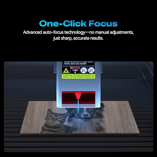 Falcon2 Pro S 40W Enclosed Laser Engraver with Air Assist, Built-in Camera, Class 1 Laser Cutter and Engraver Machine for Wood, Metal, Batch Prodcuction, Engraving Area 355 * 390mm CREALITY FALCON