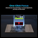Falcon2 Pro S 40W Enclosed Laser Engraver with Air Assist, Built-in Camera, Class 1 Laser Cutter and Engraver Machine for Wood, Metal, Batch Prodcuction, Engraving Area 355 * 390mm CREALITY FALCON