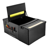 Happybuy Laser Engraver Enclosure, 48 x 31.5 x 19.6", Dual-Direction Viewing, Flame Retardant and Fireproof Protective Cover, with Exhaust Fan and Pipe Happybuy