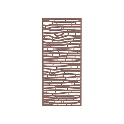 Backyard Discovery Brown Bamboo Decorative Screen Panel (Six Panels Included)