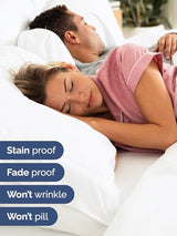 Extra Deep Pocket Queen Sheet Set - 4 Piece Breathable & Cooling Bed Sheets - Hotel Luxury Sheet Set - Ultra Soft, Wrinkle Free & Comfy - Easily Fits Extra Deep Mattresses - Deep Pocket White Sheets CGK Unlimited