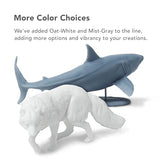 Phrozen Aqua Resin for 3D Printing, 405nm UV-Curing Photopolymer, Low Shrinkage, High Precision, Low Odor, Vivid Color, Non-Brittle, Fast Curing for LCD/DLP/SLA Printers (Oat White, 2KG) phrozen