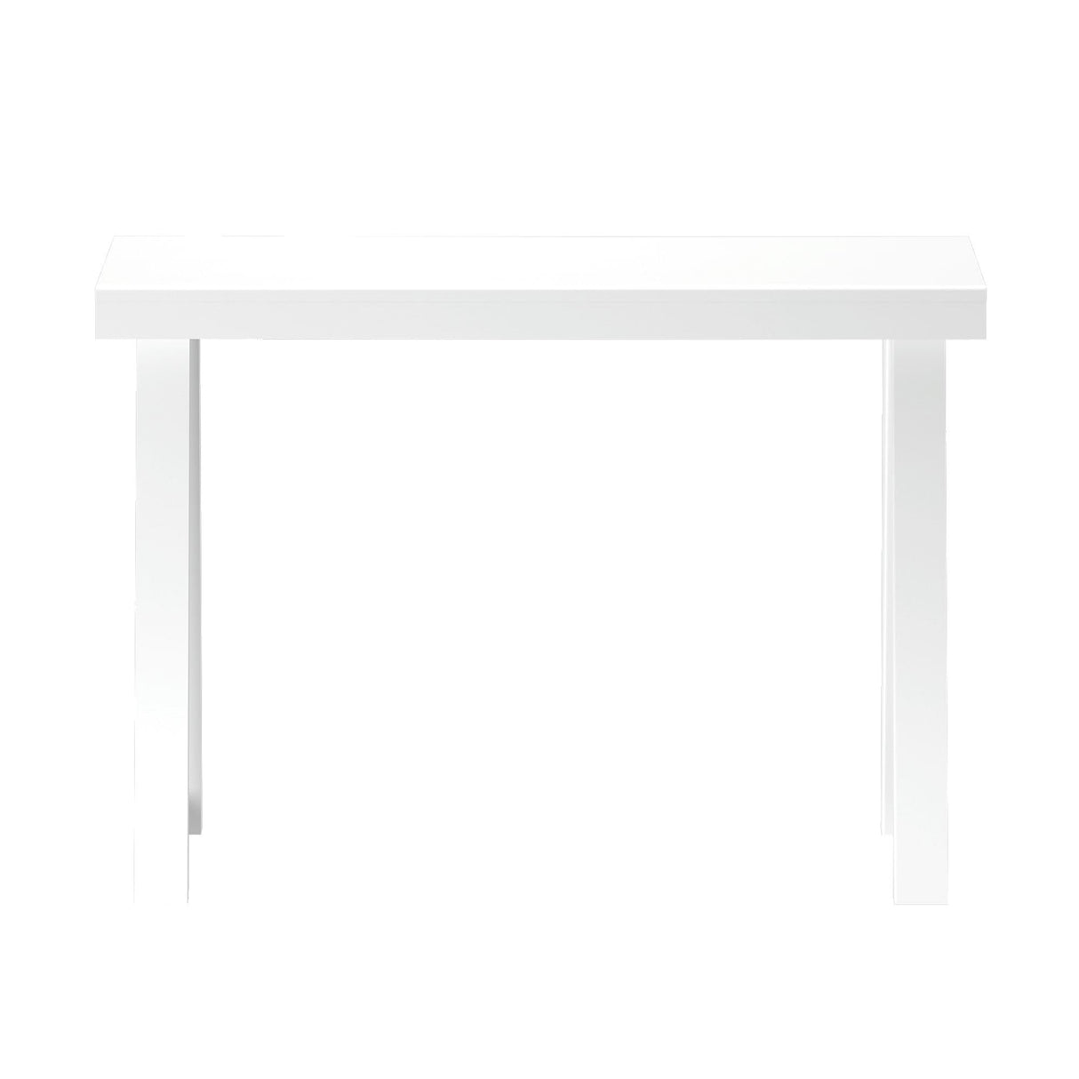 Plank+Beam Solid Wood Console Table, 46.25 Inch, Sofa Table, Narrow Entryway Table for Hallway, Behind The Couch, Living Room, Foyer, Easy Assembly, White Plank+Beam