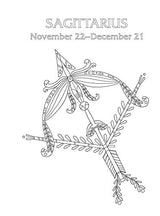 Sagittarius: Your Cosmic Coloring Book: 24 Astrological Designs for Your Zodiac Sign! (Cosmic Coloring Book Gift Series) Adams Media