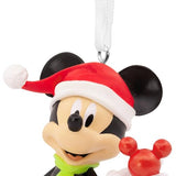 Hallmark Disney Mickey Mouse Holding Ornament Christmas Ornament Hallmark