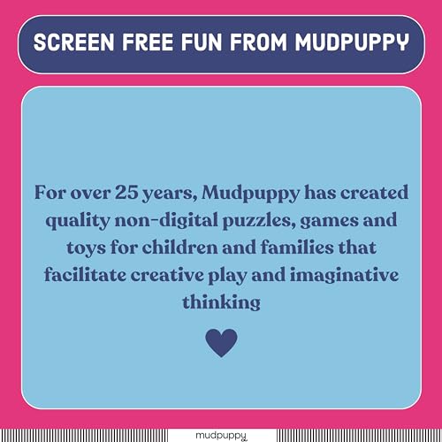 Mudpuppy Magical Unicorn - Tri Fold Magnetic Puzzles Featuring Two 20 Piece Unicorn Magic Themed Artwork Mudpuppy