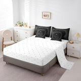 Feelyou Twin Size Speaker Comforter Set, 7 Pieces Lightweight Cool Minimalist Bedding Sets, 3D Pattern Bed in a Bag with Comforter, Sheets, Pillowcases & Shams Feelyou