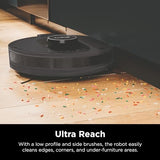Shark AV2501S AI Ultra Robot Vacuum, with Matrix Clean, Home Mapping, 30-Day Capacity HEPA Bagless Self Empty Base, Perfect for Pet Hair, Wifi, Dark Grey Shark