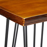 Chana Industrial Faux Live Edge Rectangular Bar Table by Christopher Knight Home Christopher Knight Home