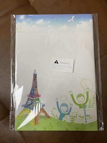 SONGTIY 3D Printing Drawing Book, Reusable Colorful 40 Patterns Thick Paper Template with a Clear Plate, Painting Graffiti Template for 3D Pen Kids DIY Gift SONGTIY