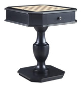Acme Galini 2-Drawer Wooden Game Table in Black Acme