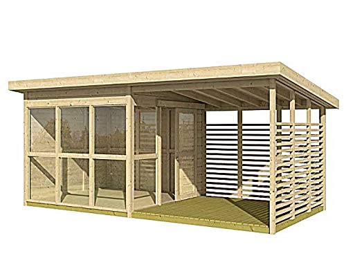 Allwood Solvalla | 172 SQF Studio Cabin Kit, Garden House - WoodArtSupply