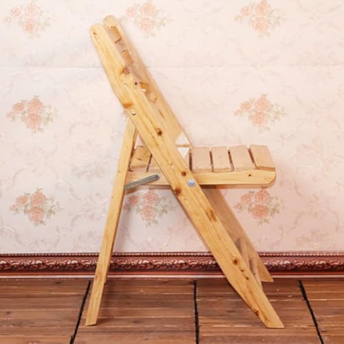 RFQWET Folding Dining Chairs Upholstered Padded Seat, Solid Wood Frame, Portable, Compact Design for Home Office, Kitchen, Living Room, Guest Seating Space Saving Extra Seating Solutions RFQWET