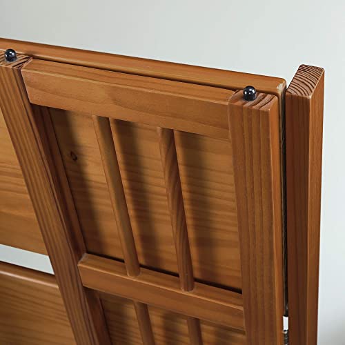 Casual Home 3-Shelf Stackable 27.5" Wide-Chestnut fold Bookcase Casual Home