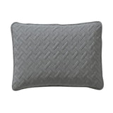VCNY Home Twin Bed Quilt – 2-Piece Twin Comforter Alternative, Basketweave Bedspread Coverlet with Sham, All Season Bed Set (Nina, Grey Bedding) VCNY Home