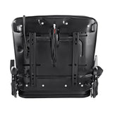 VEVOR Universal Forklift Seat, Fold Down Tractor Seat with Adjustable Angle Back, Micro Switch and Retractable Seatbelt, 6.3-13.4 inch Slot Forklift Seat for Tractor Loader Excavator VEVOR