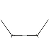 Outsunny Universal Hammock Stand 10-13ft Adjustable Steel Stand Space-Saving and Portable Carrying for Indoor and Outdoor Use, Black Outsunny