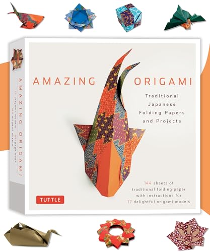 Amazing Origami Kit: Traditional Japanese Folding Papers and Projects [144 Origami Papers with Book, 17 Projects] Tuttle Publishing