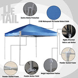 Aoodor 12x12 Ft Pop Up Canopy Tent with Netting, Water-Resistant 210D Oxford Fabric Shade, Easy Assembly Commercial Gazebo with Wheeled Carry Bag & 4 Sand Bags for Camping, Party, Blue Aoodor