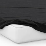 Northwest Ashford Home Essentials Bedding, 3 Piece Twin Size Sheet Set, Stretch Limo Black Northwest
