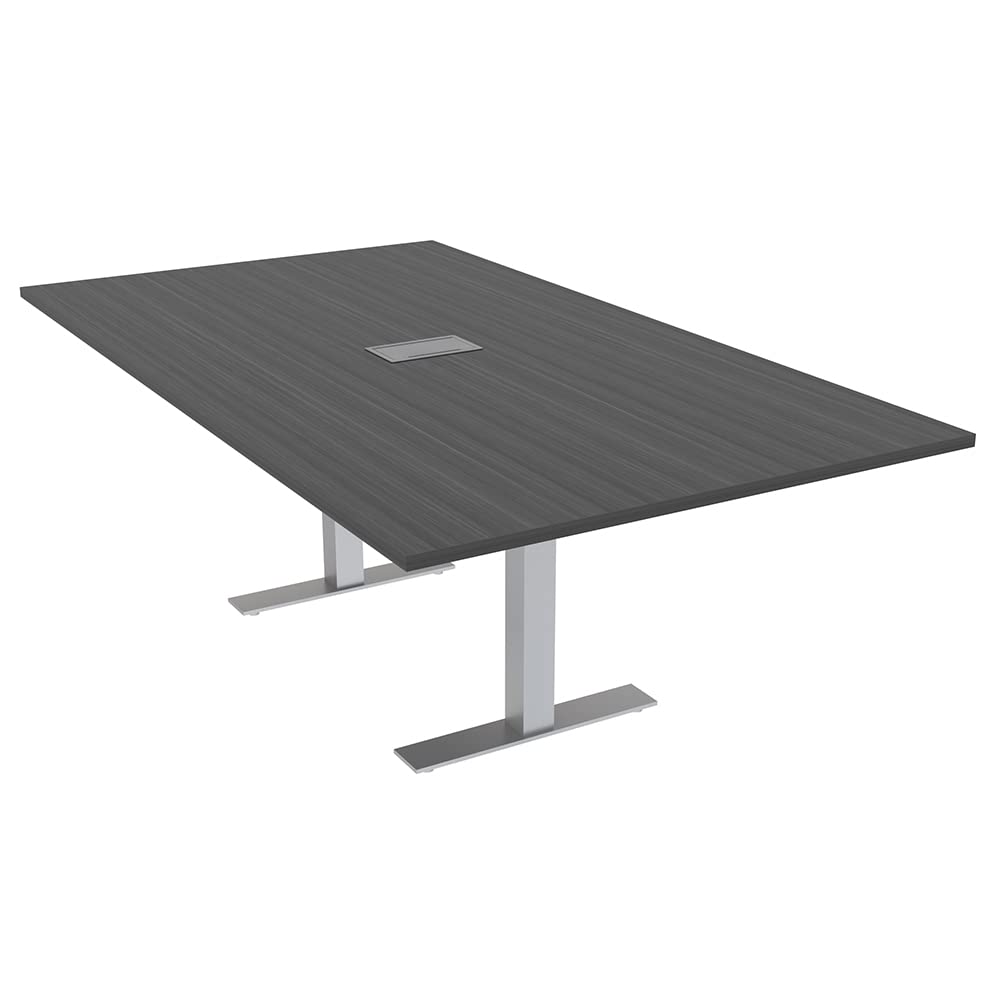 SKUTCHI DESIGNS INC. 7 Foot Rectangular Conference Table with Power and Data | 6 Person Table | Harmony Series | Asian Night - WoodArtSupply