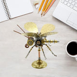 3D Metal Puzzle, Steampunk Butterfly Insect Bug Mechanical Model, Making Kit DIY Projects Metal Building Adult Hobby Kits for Men for Birthday(Butterfly-HD5)