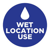 Design House 587220 Jelly Jar 1-Light Indoor/Outdoor Flush Mount Ceiling Light, Black Design House