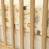 The Peanutshell Baby Crib Bedding Set for Boys or Girls - 3 Pieces - Newborn, Infant & Toddler Bed - Checkered Baby Blanket Set with Fitted Crib Sheet, Dust Ruffle - Elephant Safari Nursery Decor The Peanutshell
