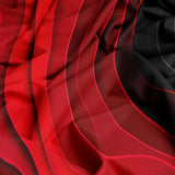 Aesthetic Bedding Red Duvet Cover Single Size, Reversible Modern Curves Minimalist Bedding Set 3 Pcs – Soft Microfiber Comforter Cover with 2 Pillow Shams Generic