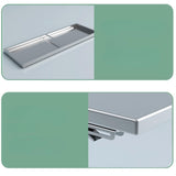 Lumclaw 23.6 * 16in Medium Stainless Steel Folding Wall Shelf | Food Truck | Kitchen, Restaurant, Garage, Laundry, Utility Room Folding Concession Shelf Lumclaw