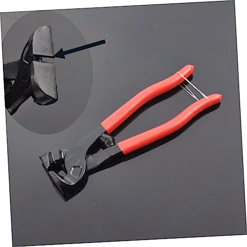 HOUDERCO 1pc Mosaic Glass Tile Cutter Pliers Trimmer Laminate Clippers Stick Tile Tiles Tile Stickers Small Tile Cutter DIY Manual Round Pliers Stainless Steel Cutter Pliers HOUDERCO