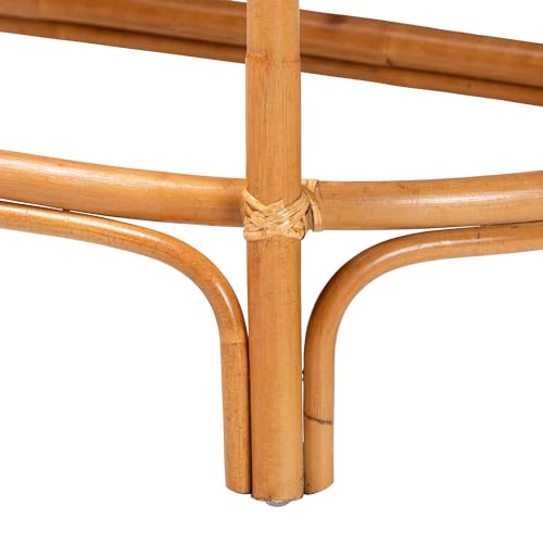 bali & pari Wakana Natural Rattan Console Table, One Size, Light Honey bali & pari
