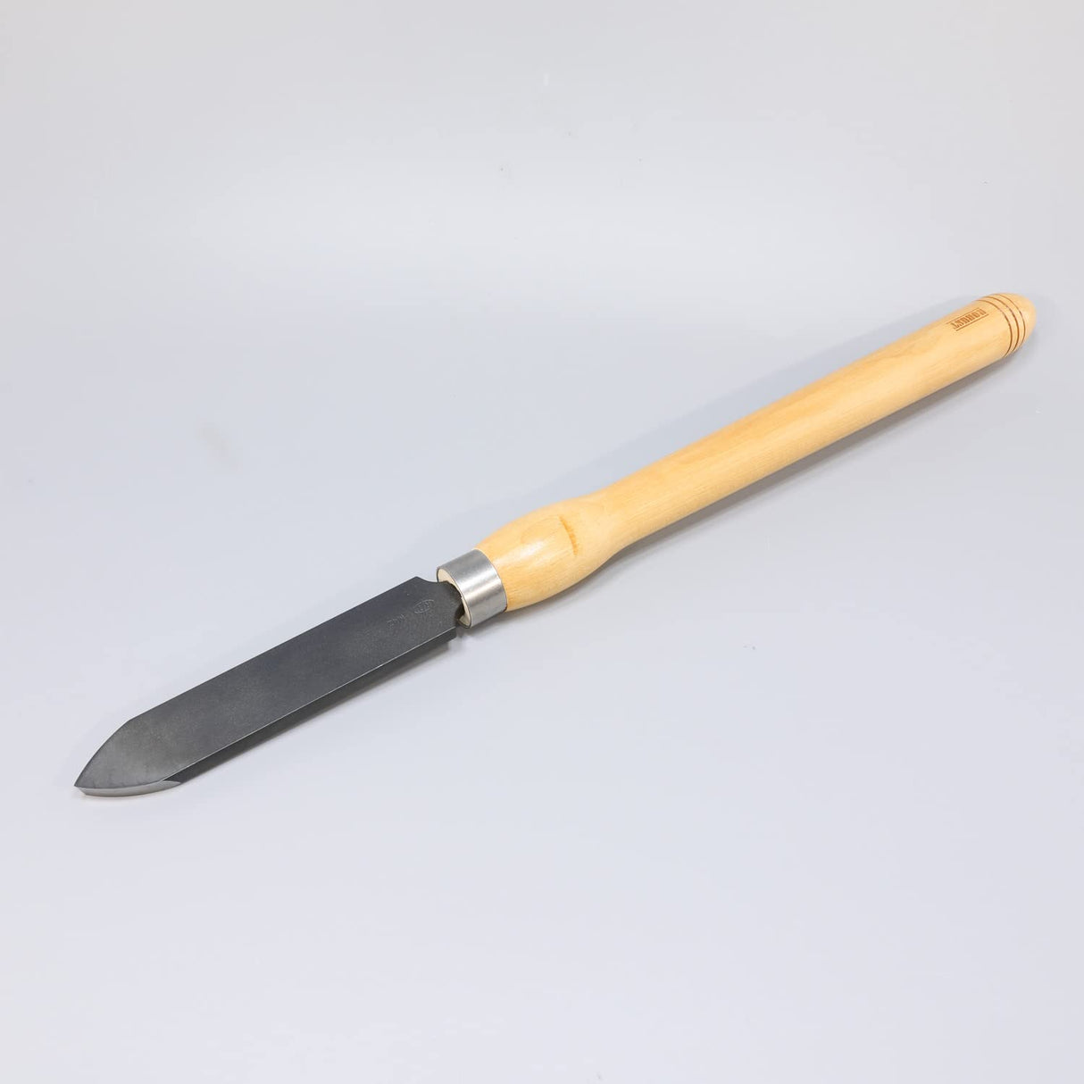 Robust, Nitrided HSS, 1 3/8" x 3/8" XL Spear Scraper For Woodturning with Maple Handle Robust