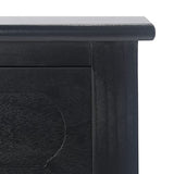 Safavieh Home Collection Allura Black 2-Drawer Bottom Shelf Console Table Safavieh