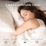 California Design Den Cal King Size Flat Sheet, Soft 400 Thread Count 100% Cotton Sheet, Sateen,& Breathable Bed Sheets, White Flat Sheet, Single California King Flat Sheet Only - White California Design Den