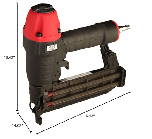 3PLUS HCB050401 18-Gauge Brad Nailer and Quiet Air Compressor Combo kit - WoodArtSupply