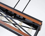 Rustic Farmhouse Kitchen Island Lighting, Wood and Metal Linear Chandelier, 5 Lights Industrial Pendant Light Fixture for Kitchen Island Dining Room Living Room Table, Black Fivess Lighting