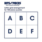 Bits and Pieces 3 Jigsaw Puzzle Set - 100 Piece Puzzles for Adults - Nature Scenes Set - 15" x 19" Jigsaw Puzzles - Birds Log Cabin Deer - Random Die Cut Pieces No 2 are Alike Bits and Pieces