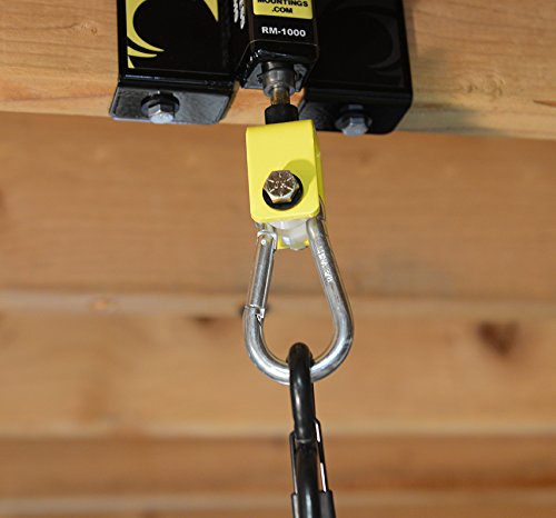 PRO Mountings - Rafter Heavy Bag Hanger for 120 lb Heavy Bags and Punching Bags | Easy Installation Directly into Wooden Rafters or Drywall | Noise Reducing Ceiling Mount for Bags Up to 120 Pounds PRO Mountings