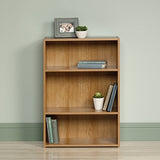 Sauder Beginnings 3 Bookcase/Book Shelf, L: 24.57" x W: 11.50" x H: 35.28, Highland Oak finish Sauder
