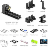 SCULPFUN RA Pro Max 4 in 1 Rotary Roller, Rotary Chuck for S9 S30 Ultra SF-A9 Series Laser Engraver, Multi-Function Y-axis Roller Engraving Module for Laser Engraving Irregular Round Objects SCULPFUN