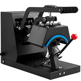 VEVOR 4-in-1 Hat Heat Press, 6x3inches Heating Platen Cap Heat Press Machine, Sublimation Transfer Hats Caps, LCD Digital Control with Four Replaceable Heating Pads (6x3/6.7x2.7/6.7x3.8/8.1x3.5) VEVOR